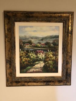 Framed Oil Painting
