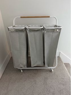 Laundry rolling cart