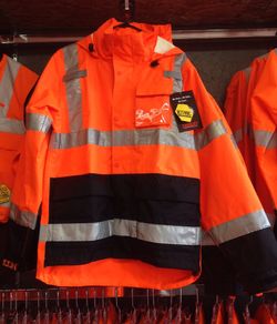 Class 3 Breathable, Waterproof, High Visibility Jacket