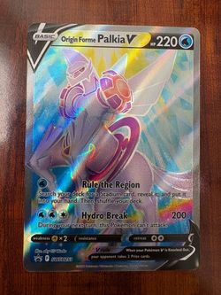 Pokemon Palkia V SWSH253 Sword & Shield Black Star Full Art Promo Holo NM/M 💫