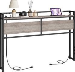 Queen Size Headboard with 2 Outlets and 4 USB Ports