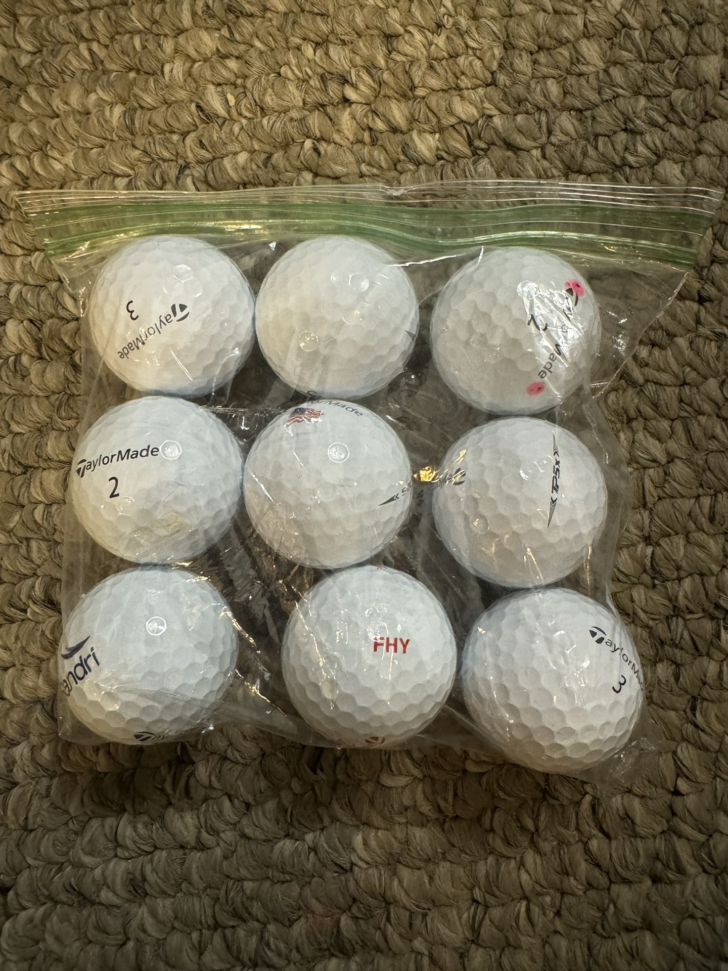 Used Taylormade TP5X Golf Balls