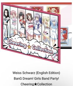 Weiss Schwarz Bang Dream! Girls Band Party! Cheering Collection English Edition
