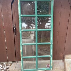 Solid Wood Vintage Window