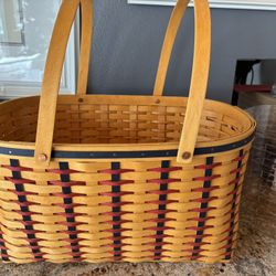 Longaberger RARE NWT Hostess Only Vintage All American Block Party Bskt Combo