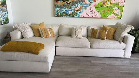 Doyle 108.7" W Upholstered Sofa with Convertible Chaise