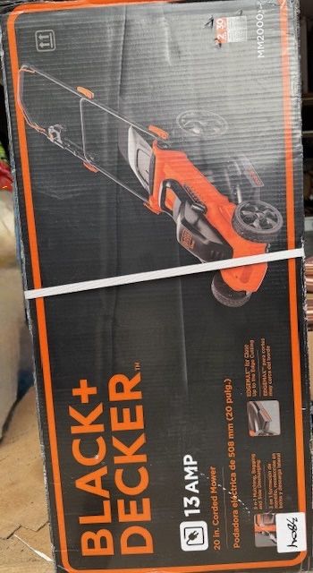 NIB – Corded Black & Decker Electric Lawn Mower – 13 AMP