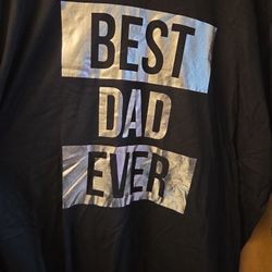 XL Best Dad Ever Long Sleeve Shirt