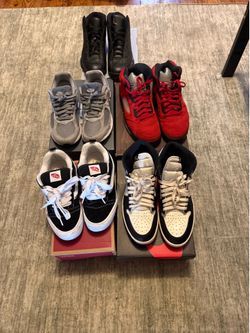 USED & REFURBISHED SHOES FOR SELL! SIZE 9-10! JORDANS, NEW BALANCE, VANS.