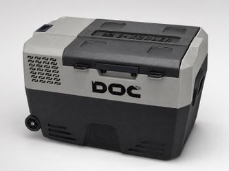 Portable Electric Cooler with Wheels & Pull Handle – $129.99