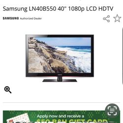 Samsung 40” TV, Samsung DVD player and Amazon fire stick all in excellent condition
