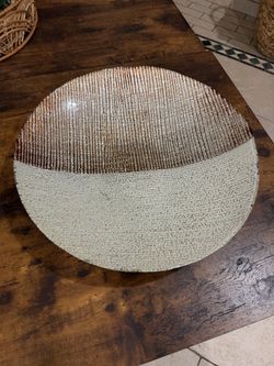 Vintage Large Decorative Textured Serving Platter