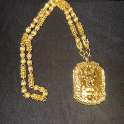 24K Plated Gold Chain 