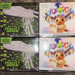 Prismatic Evolutions Etb And Perfect Order Etb