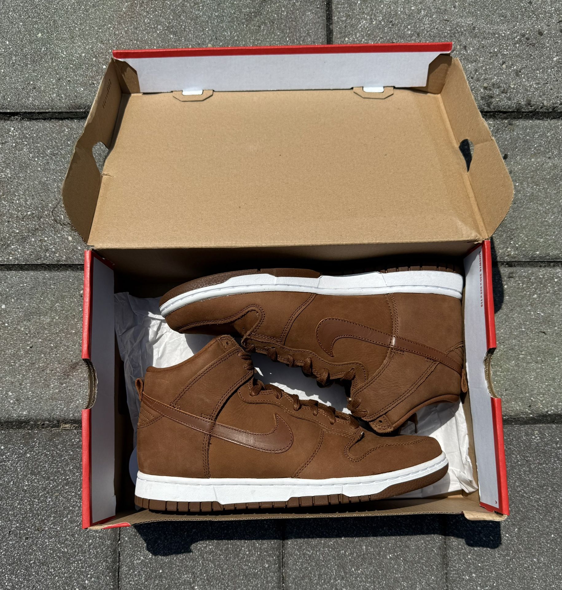 Nike Dunk High Pecan Size 8.5M/10W!!