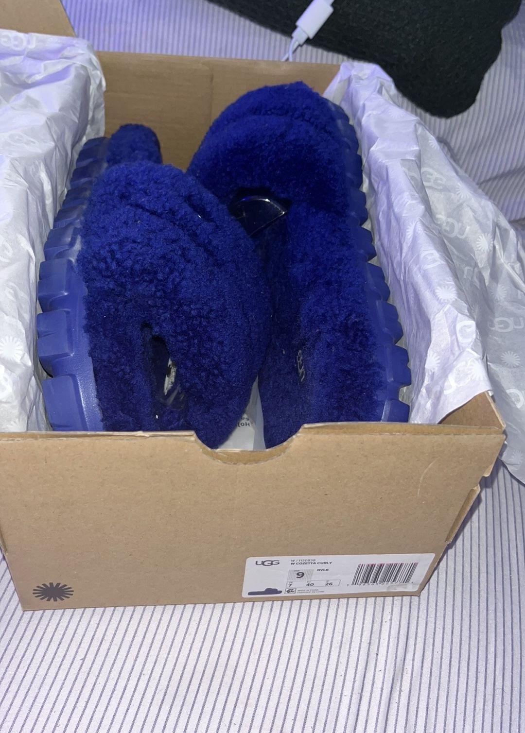 Royal Blue Ugg slippers