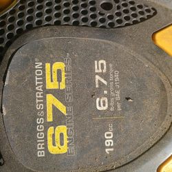 Briggs & Stratton 6.75 lawn mower.