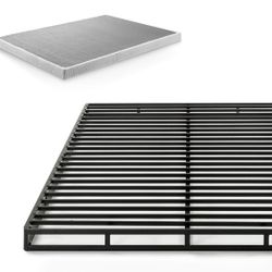 New Zinus Victor 4” Quick Lock Metal Smart Box Spring, Full 