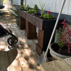 Wooden Cedar Planter Box