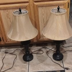 2 Vintage Lamp Set
