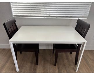 Table and chairs