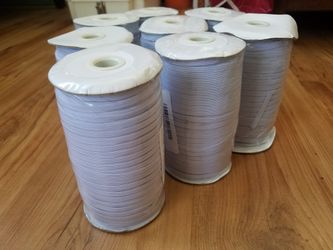New Elastic Roll: White (200 yards) 1/4 inch