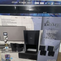 Dome Flax Surround Sound Speakers