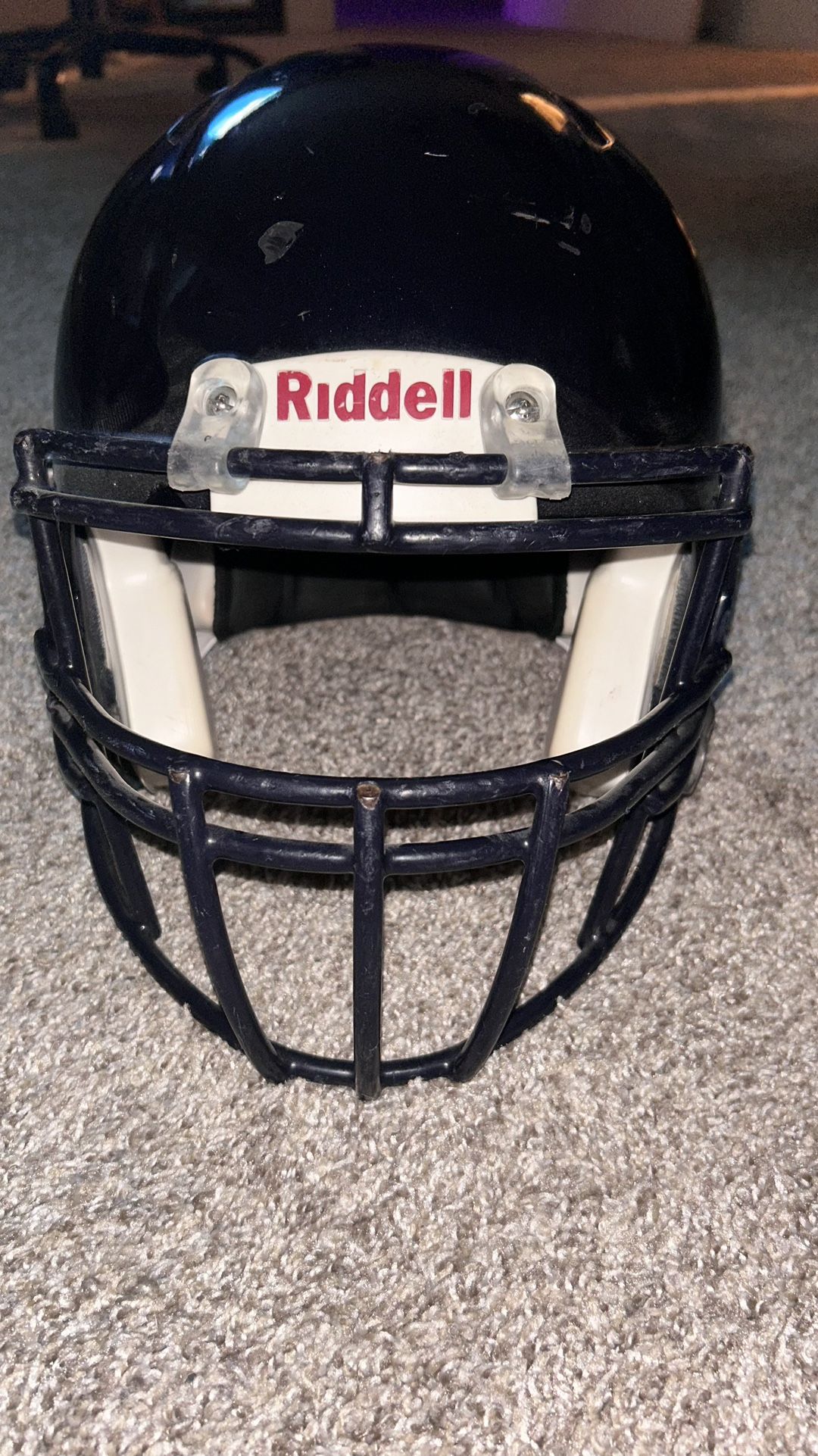 Navy Riddle Speed Medium Football Helmet