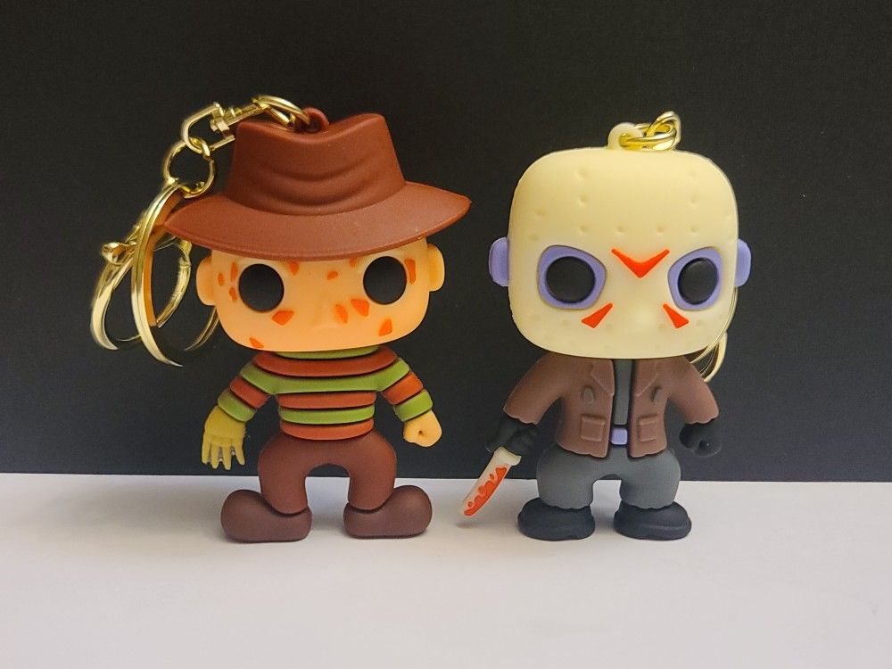 FREDDY KRUEGER-Nightmare On Elm Street - JASON-Friday The 13TH 3D Keychains