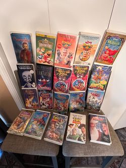 Lot Of  24 Disney VHS Movies