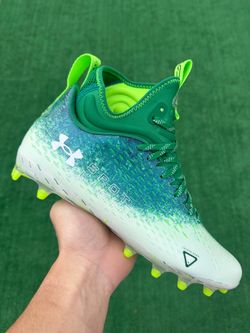UNDER ARMOUR UA SPOTLIGHT LUX MC 2.0 “CLASSIC GREEN / WHITE” FOOTBALL CLEATS (Size 10, Men’s)
