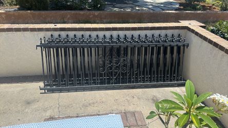 Metal railings