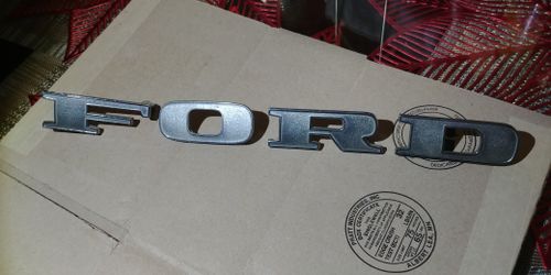 Ford F100 Hood Emblem Letters Original 1971