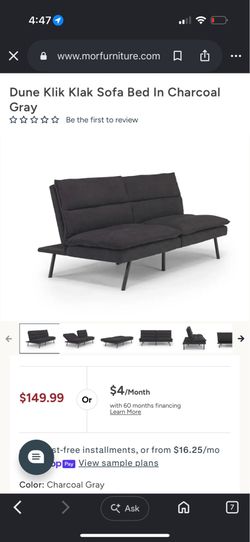 Mainstays Memory Foam Pillow Top Futon