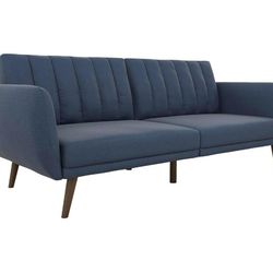 New Navy Convertible Sofa Couch 