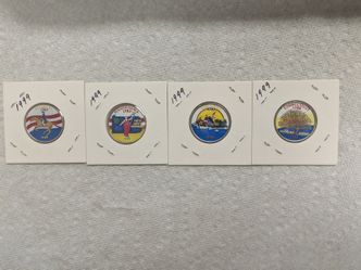 1999 State Quarters Colorized