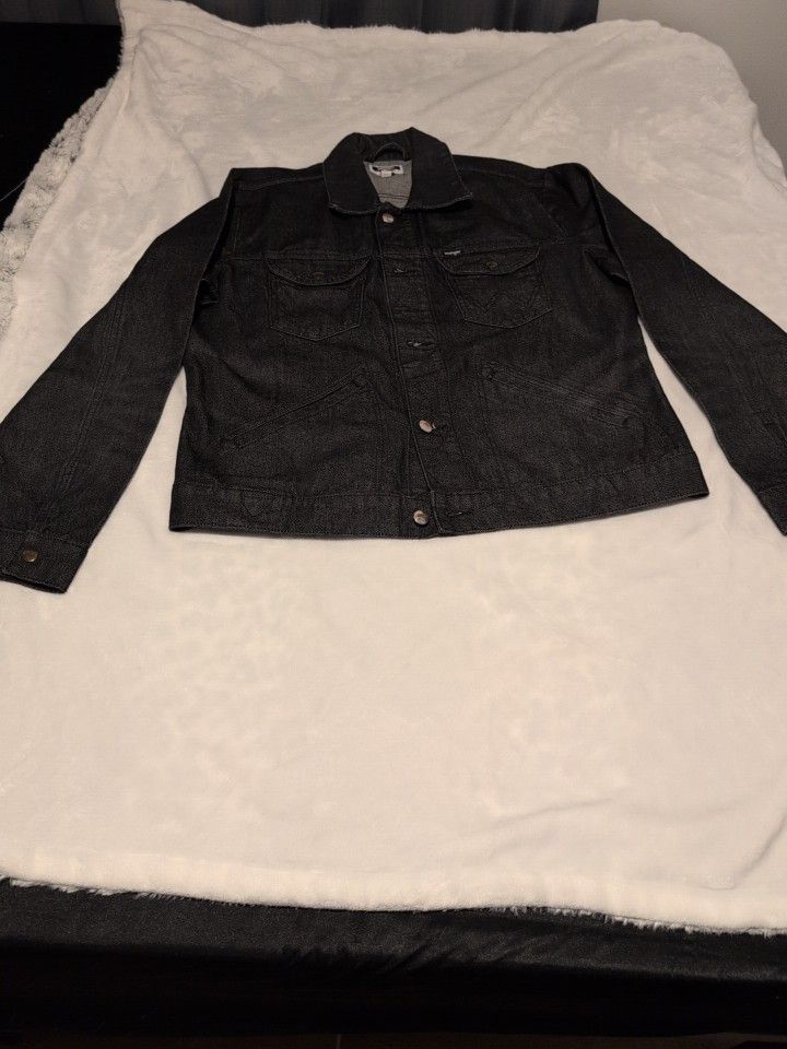Men's L Wrangler X Fender Series Jacket With Original Guitar Pic.