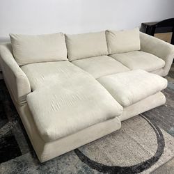 Valyou Sectional Free Delivery Feather Sofa Ottoman Couch