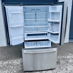 GE Profile French Door Refrigerator Stainless Steel – 27.8 Cu. Ft. – $450 Delivered Today