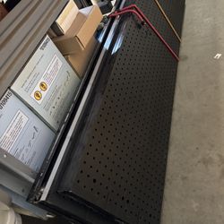 5 Black Plastic Peg Boards