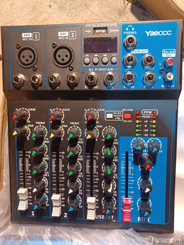 Brand New 4 Channel Comsole Mixer