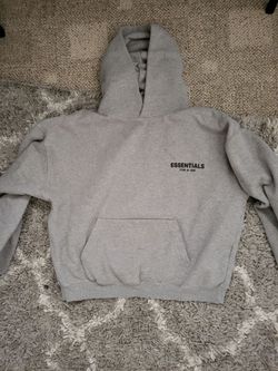 Essentials fear of God hoodie oatmeal
