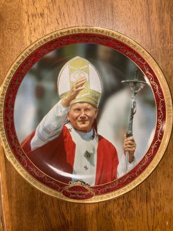 The Bradford Exchange "Sovereign Pontiff" John Paul II Commemorative Plate