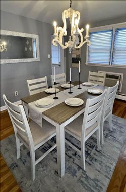 Skempton Dining room furniture Table and chairs Only $39 Down Payment 👉 PLEASE ASK FOR JON GREEN WHEN YOU ARRIVE!