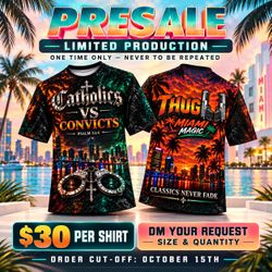 Catholics vs Convicts Graphic T-Shirt
