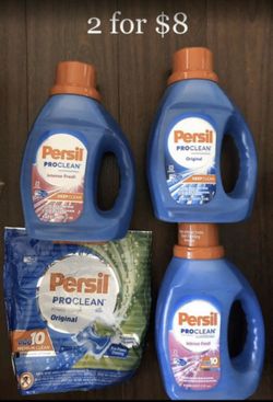 Persil Laundry Soap or Pods 2 for $8