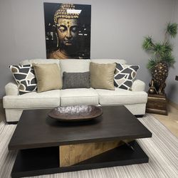 Quartz Sofa w/ pillows