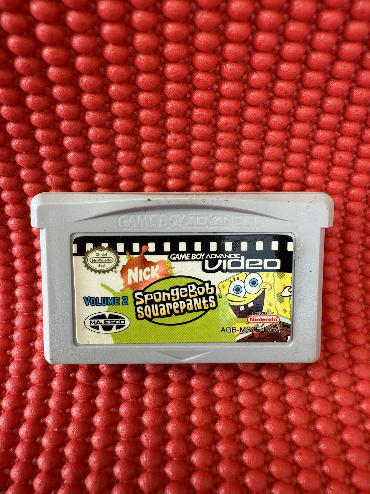 SpongeBob SquarePants Video Volume 2 Gameboy Advance