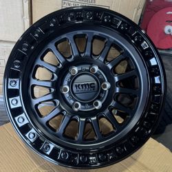 NEW 17” KMC WHEELS FOR TOYOTA TACOMA 4RUNNER SILVERADO SIERRA 1500