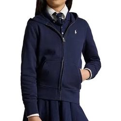 Women size small polo hoodie navy